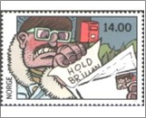 Used NK 1799   Hold Brillan(created by Christopher Nielsen, from Bygdeguta) 14 Krone Multicolor