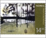 Used NK 1806   Norwegian Art 14 Krone Multicolor