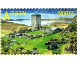 Used NK 1816   Europa - Visit Norway - Selje Abbey Ruins 13 Krone Multicolor