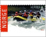 Used NK 1846   Rafting in Sjoa River 15 Krone Multicolor