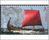 Used NK 1878   Viking Ship 17 Krone Multicolor