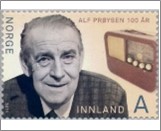 Used NK 1888   Portrait Alf Prøysen 10 Krone Multicolor