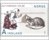 Used NK 1889   Mrs. Pepperpot (Teskjekjerringa) 10 Krone Multicolor