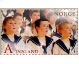 Used NK 1892   Singing boys 10 Krone Multicolor