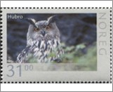 Used NK 1898   Eurasian Eagle-owl (Bubo bubo) 31 Krone Multicolor