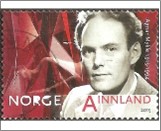 Used NK 1915   Agnar Mykle (1915-1994) Writer 10.5 Krone Multicolor