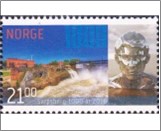 Used NK 1935   The 1000th Anniversary of Sarpsborg 21 Krone Multicolor