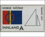 Used NK 1952   100 years since the first congress for the Sami people  Krone Multicolor