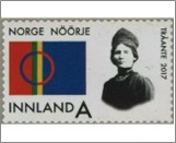 Used NK 1953   100 years since the first congress for the Sami people  Krone Multicolor