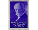 Used NK 196   Fridjof Nansen (1861-1930) 30 Øre Blue