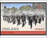 Used NK 1984   Centenary of the Norwegian Band Federation  Krone Multicolor