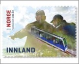 Used NK 1991   Centenary of the Fløibanen Funicular Rail  Krone Multicolor