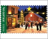 Used NK 2043   Christmas Market at Night  Krone Multicolor