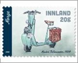 Used NK 2061   Mustard Scooter, 1954  Krone Multicolor