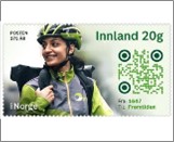 Used NK 2070   Female Posten Employee 19 Krone Multicolor