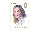 Used NK 2076   Princess Ingrid Alexandra 18th Birthday 25 Krone Multicolor