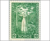 Mint NK 294 Queen Ragnhild's Dream 10 Øre Green