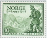 Mint NK 360 Postman (1700) 10 Øre Green