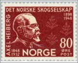 Mint NK 372 Axel Heiberg 25 Øre Dark red brown