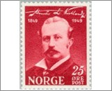 Mint NK 377 Alexander Kielland 25 Øre Red
