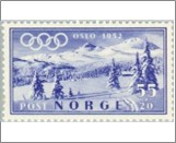 Mint NK 409 Mountains 55 Øre Blue