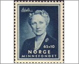 Used NK 442   Princess Märtha (1901-1954) 65 Øre Dark blue