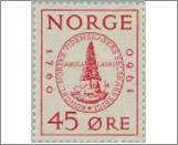 Mint NK 481 Royal Society of Scientists 45 Øre Brown red