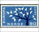 Used NK 512   C.E.P.T.- Tree 90 Øre Cobalt
