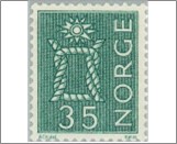 Used NK 520   Knot and Northstar 35 Øre Dark blue green