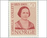 Mint NK 530 Camilla Collett (1813-1895) Author Carmine brown 50 Øre