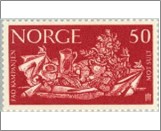 Mint NK 534 Freedom from hunger Brown carmine 50 Øre