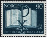 Mint NK 576 Bible Society Dark blue 90 Øre