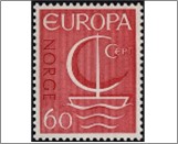 Mint NK 581 C.E.P.T.- Ship Red lilac 60 Øre