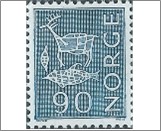 Mint NK 598 Runes 90 Øre Blue