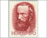 Mint NK 607 Aasmund Olavsson Vinje (1818-1870)