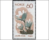 Used NK 650   Pasque Flower (Pulsatilla vernalis) Brown,Pale blue 60 Øre