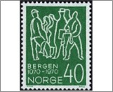 Used NK 655   "Citizens" Dark blue green 40 Øre