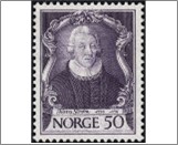 Mint NK 661 Hans Strøm (1726-1797) zoologist & naturalist Dull purple violet 50 Øre