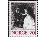 Used NK 679   The Troll and the Girl Black,Dark pink lilac 70 Øre