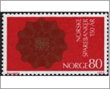 Used NK 682   Savings Bank Red,Gold 80 Øre