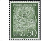 Mint NK 687 Carvings, Alstad Dark olive green 50 Øre