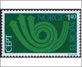 Used NK 709   C.E.P.T.- Posthorn Multicolor 1.4 Krone