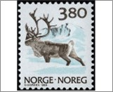 Used NK 1035   Reindeer (Rangifer tarandus) Multicolor 3.8 Krone