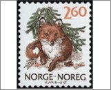Used NK 1058   Red Fox (Vulpes vulpes) Multicolor 2.6 Krone