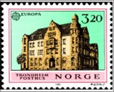 Used NK 1097   Main post office Trondheim 3.2 Krone Multicolor