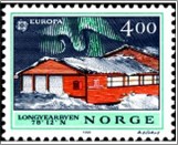 Used NK 1098   Post office of Longyearbyen 4 Krone Multicolor