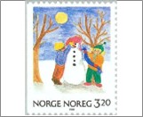 Used NK 1106   Children's drawings 3.2 Krone Multicolor
