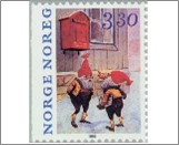 Used NK 1161   Christmas 3.3 Krone Multicolor