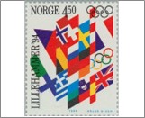 Used NK 1194   Olympic Games 4.5 Krone Multicolor