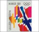 Used NK 1196   Olympic Games 3.5 Krone Multicolor
